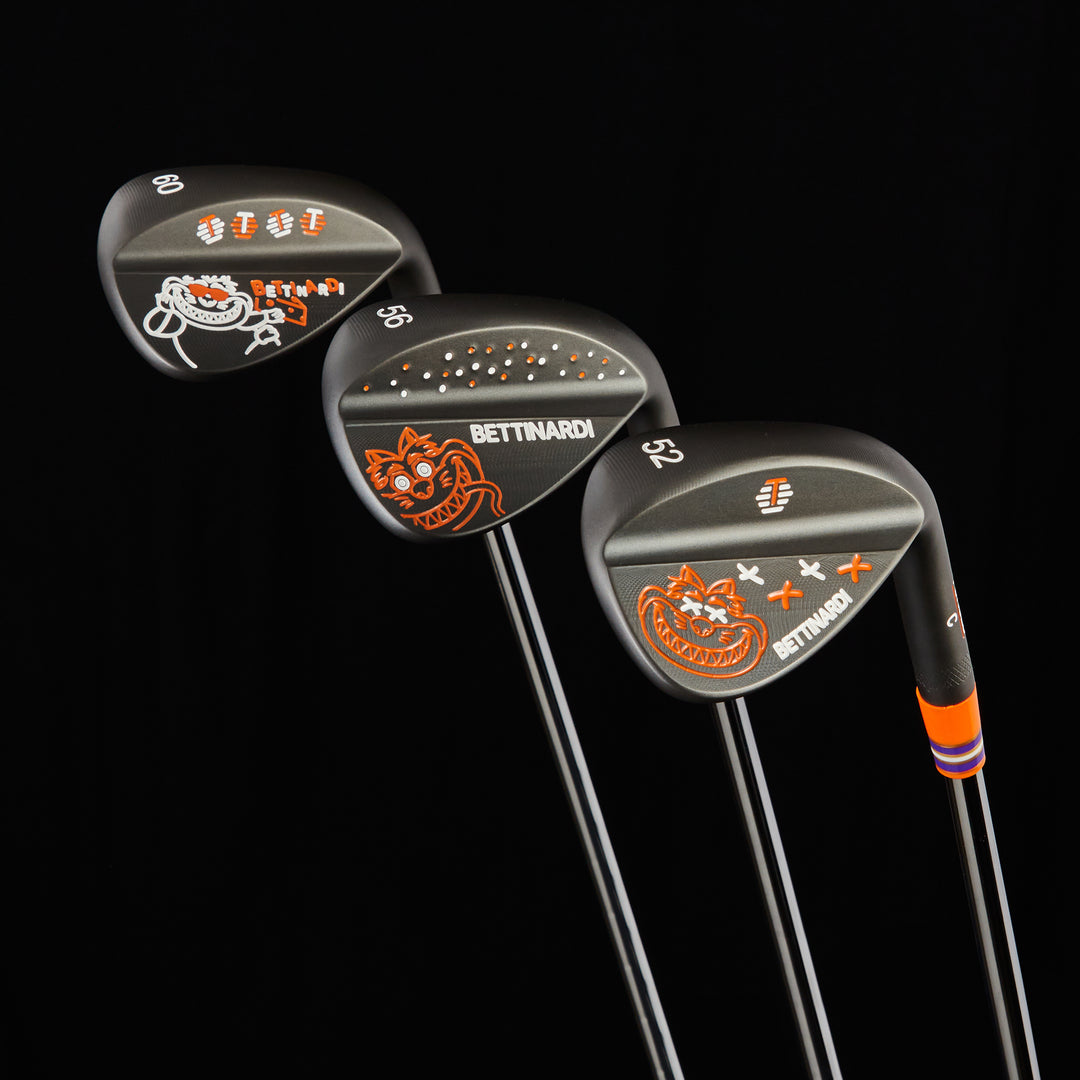 Orange Fat Cat Black Ox Wedges (52, 56, 60) – Studio B