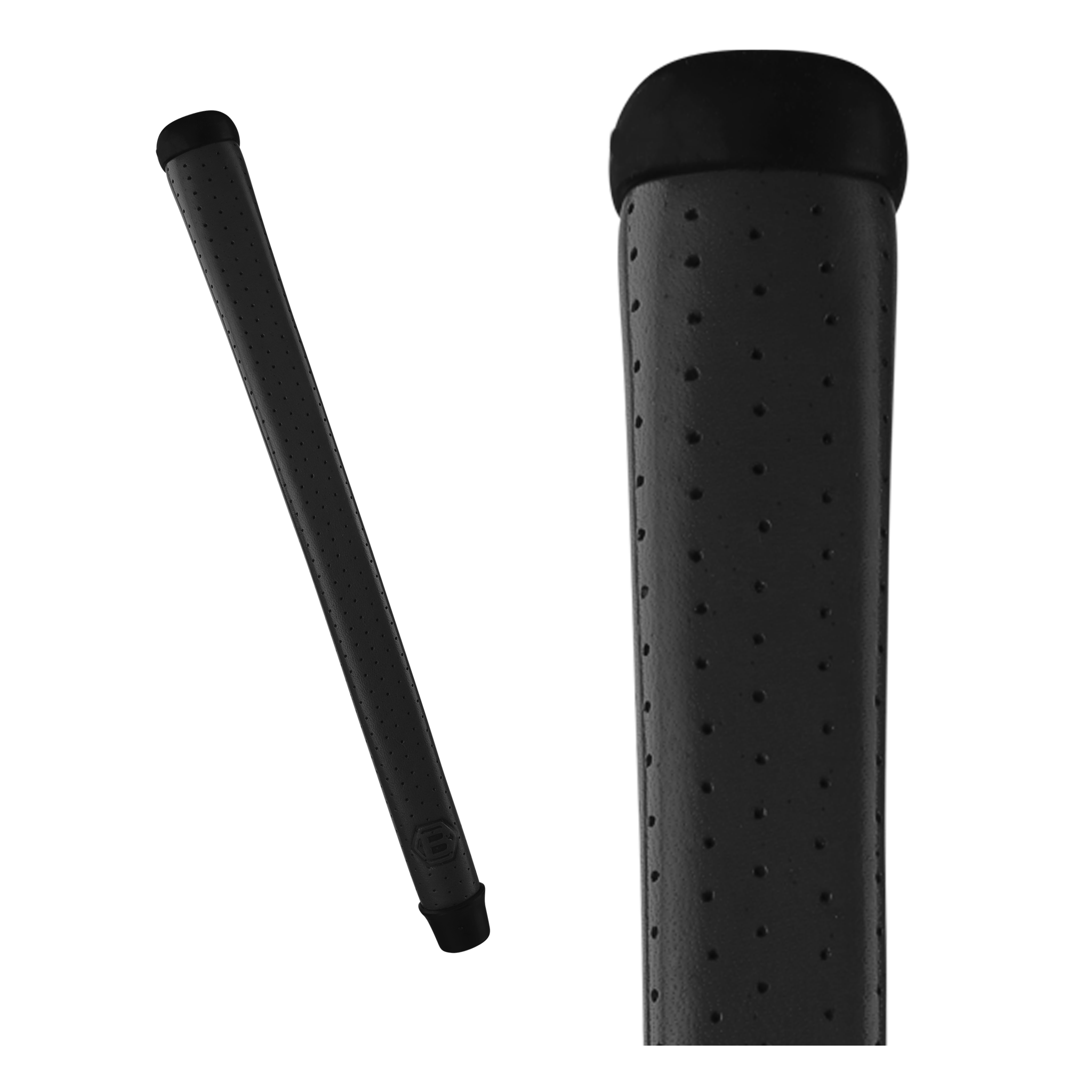 Hex B Gripmaster Perforated Leather Grip (Black)