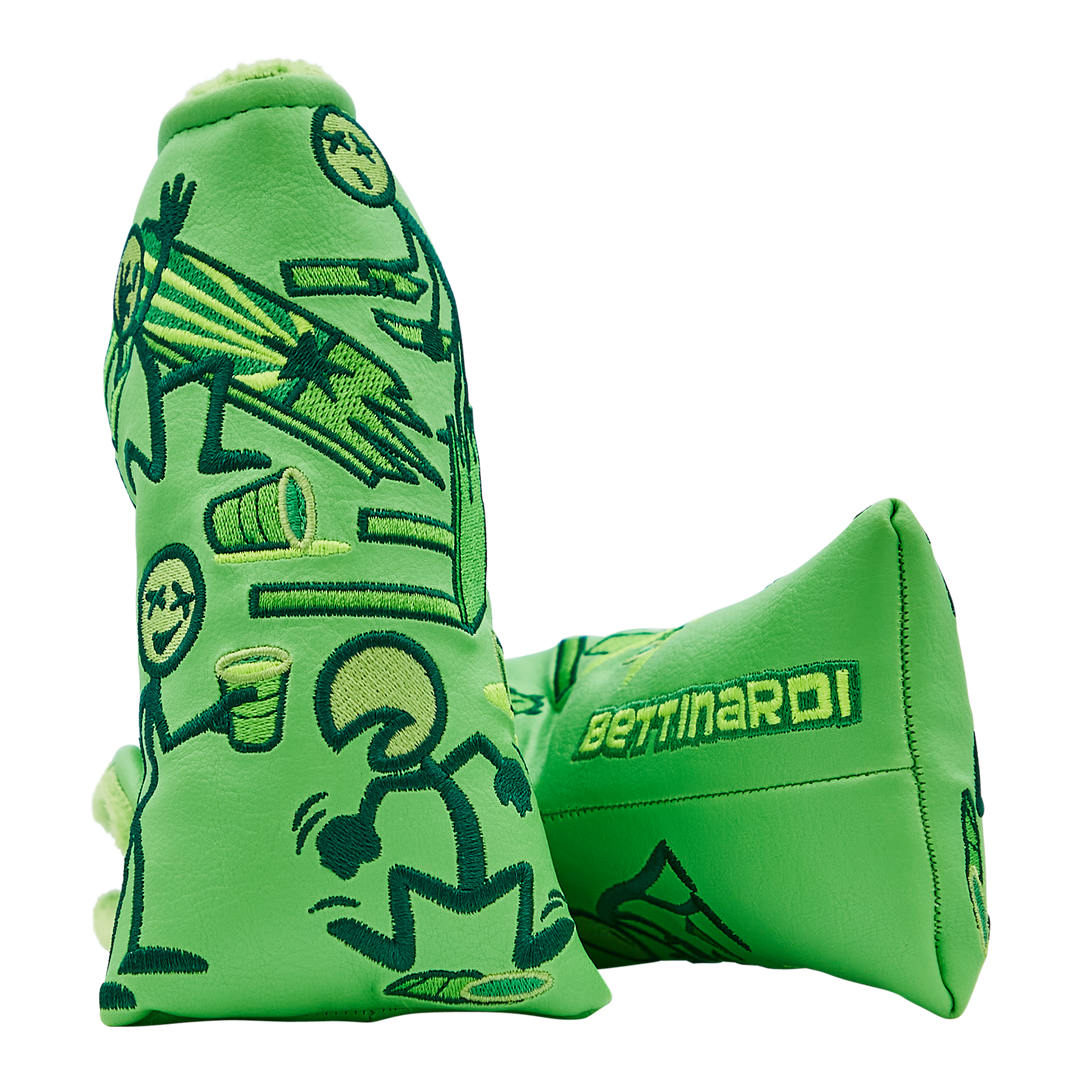 2021 Party On Tour Dept. Blade Headcover - Green | Bettinardi Golf