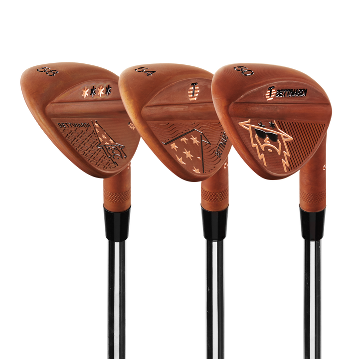 Wizard Japanese Bronze (50c, 54c, 58c) Wedge Set | Bettinardi Golf