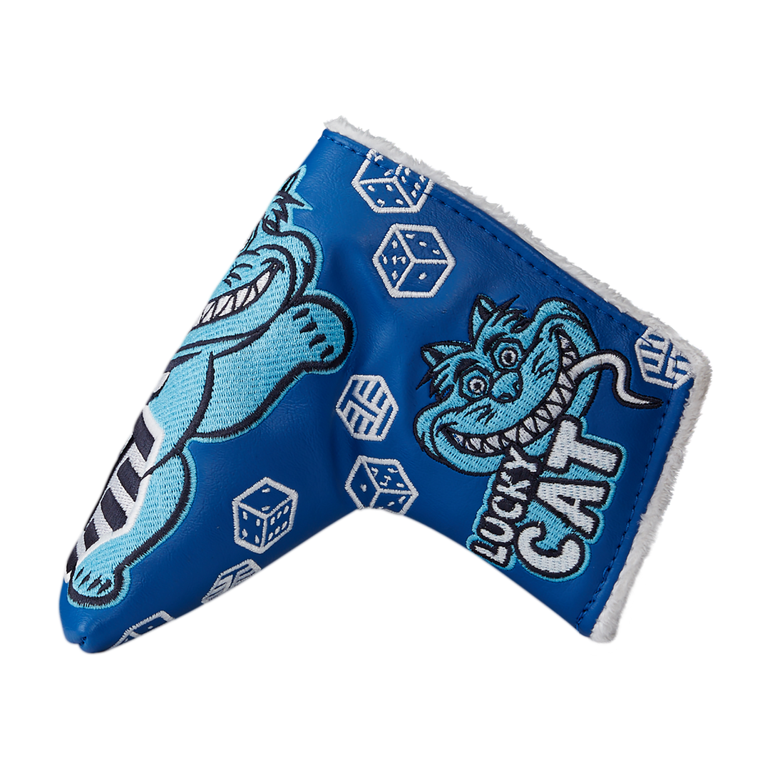 Lucky Cat Blue Putter Headcover – Studio B
